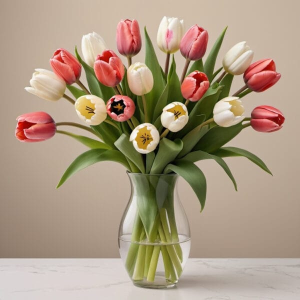 Kunst tulpen